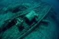 A view of the wreck of the 'Alice G', Tobermory, Ontario 