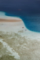 Kite surfing the sandbar. 