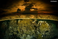 sgolden time, sunset in Lissenung island 