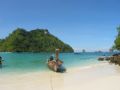 A heavenly beach on an island close to Ao Nang, Thailand 