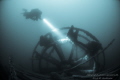 Old paddle steamer, went down in 1882 so the wreck is 135 year old. 