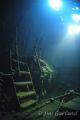 Engine room of the 'SHINKOKU MARU' Chuuk. Ambient light. 