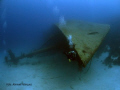Evelio at the Hilma Hooker, Bonaire 