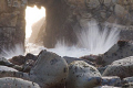 Carmel afternoon splash.  Big Sur, Carmel, CA. 