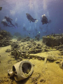 Toilets & Divers,
Remains of Yolanda Wreck 
Ras Mohamed Nationa Park 