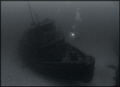 The wreck of The Beata and my friend Abimael. 