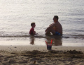 Dusk on the beach at St Lucia, following my introduction to snorkeling with my very excited four year old nephew Jake. A very poignant moment which I will treasure forever. 