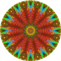 Psychadelic kaleidoscopic image.  We put the psychadelic in your wrasse. 