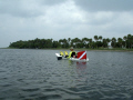 Sea kayaking Saint Joe Bay, Florida 