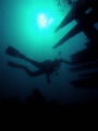 Diver Silhouette, Fathom Five National Marine Park, Tobermory, Ontario 