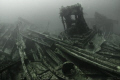 The S.S. Bohemain struck a ledge in a storm and broke up off Black Rock outside Halifax Harbour, near Sambro Island, in 1920. Five hundred and twelve feet of iron, and displacing over five thousand tons, this giant of the Leyland Line was twenty year 