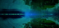 Nanda Blue Hole in Santo. Looking out of the Blue Hole and down the river. 