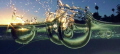 Sunset drops in a tide pool ...laguna beach 