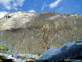 The world of outside the water.
Verzasca river in the Swiss mountain 