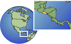 El Salvador map