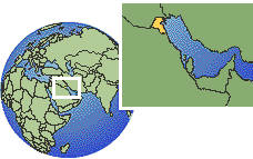 Kuwait map