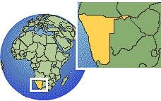 Nambia map