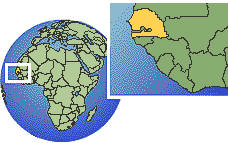 Senegal map