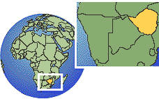 Zimbabwe map