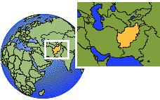Afganistan map