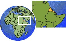 Eritrea map