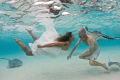 Trash the Dress at the famous Stingray Sandbar