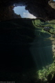 Caves off the coast of Okinawa, Japan.