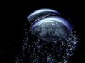 Messing around with rising bubbles and reflections