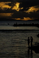 The sunset and the fishermen