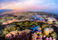 Sunset over a reef near Kimbe Island