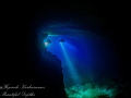 Billingshurst Cavern on the beautiful island of Gozo. Photo without lamps. July 2021