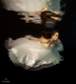 This photo of a model in a prom dress was made using a Nikon D850 and an Ikelite enclosure.