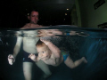 Young diver/ It was taken in a pool at babyswimming