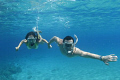 The crystal clear waters of the Med