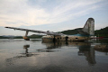 plane rotting on the surface crying out to be sunk as a dive wreck