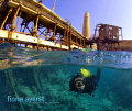 Rhys from Scubapro under the jetty at Big Brother in the the Red Sea Egypt