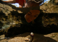 Face in the water