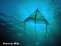 Fly a kit underwater
