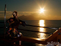 'Sunset Over Bali' on a live-aboard to Komodo (Canon G9, Speedlite 420ex)
