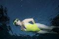 Snorkeling at DUSK on the Pacific Ocean
