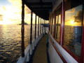 Sunset Reflections on Maldivian Liveaboard