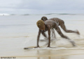Kids playing in paradise