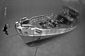 Natural light monochrome of the USS Kittiwake