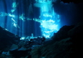 beautiful cenote CHAC MOOL , underwater river, with 200 meters visibility !