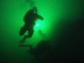 I would like to thank my friend when shooting this scene on a beautiful lake heat of the accident he lost his arm, but still an excellent diver and friend.