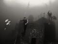 Divers at the Vandenberg shipwreck, Key West, FL.