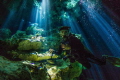Entrance at Cenote Taj Maha