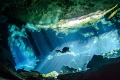 Light show in Kululkan, Cenotes